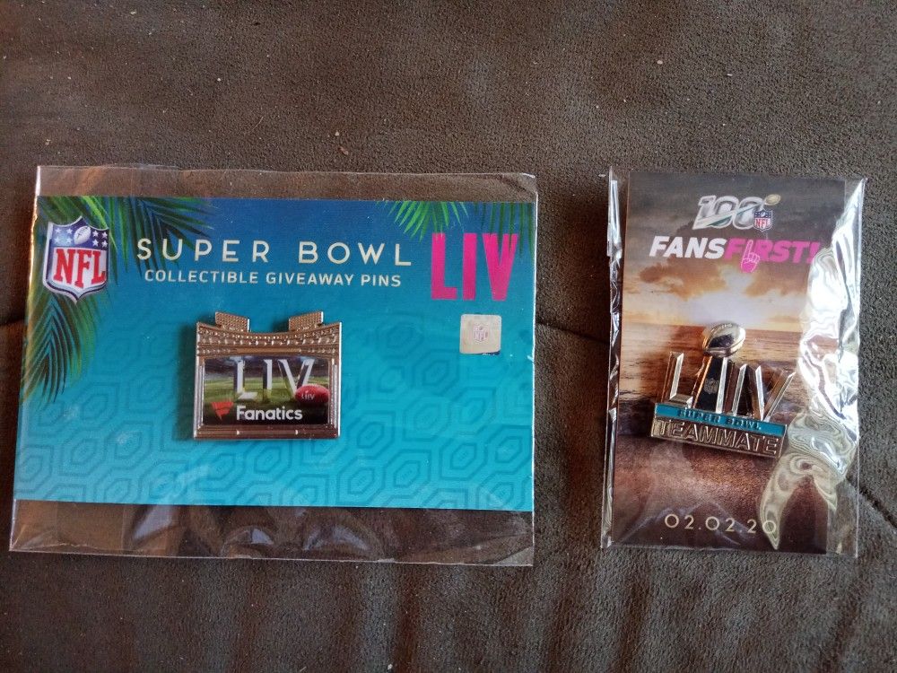 Super Bowl LIV Miami Pins