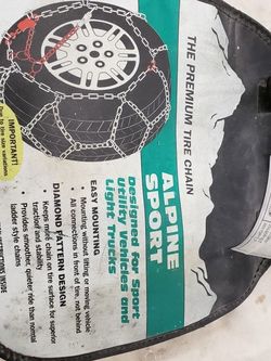Alpine Sport tire chains