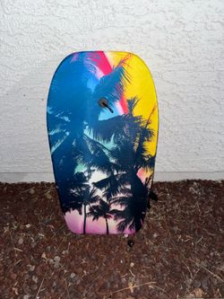 🌴 Tropical Body Board / Boogie Board – Great for Pool & Beach