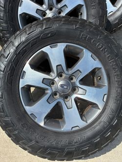 Used Ford F-150 18" Wheels & 275/70R17/Nitto Recon Grappler A/T Tires – $599 for all 4 - Good used condition -