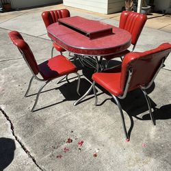 Vintage formica table and chairs