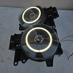 07-14 Toyota FJ Cruiser LED DRL Projector Headlights Luces Focos Micas Faros Faroles Headlamps 