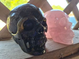 Two medium sized crystals