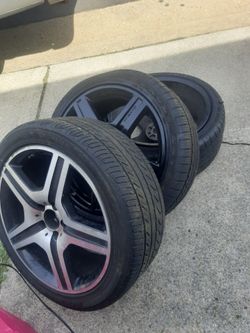 3 AMG Mercedes Benz Wheels and Tires