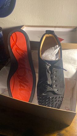 Christian Louboutin Spiked Low-Top Sneakers