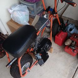 Selling My Fast Mini Bike Orange Peeling