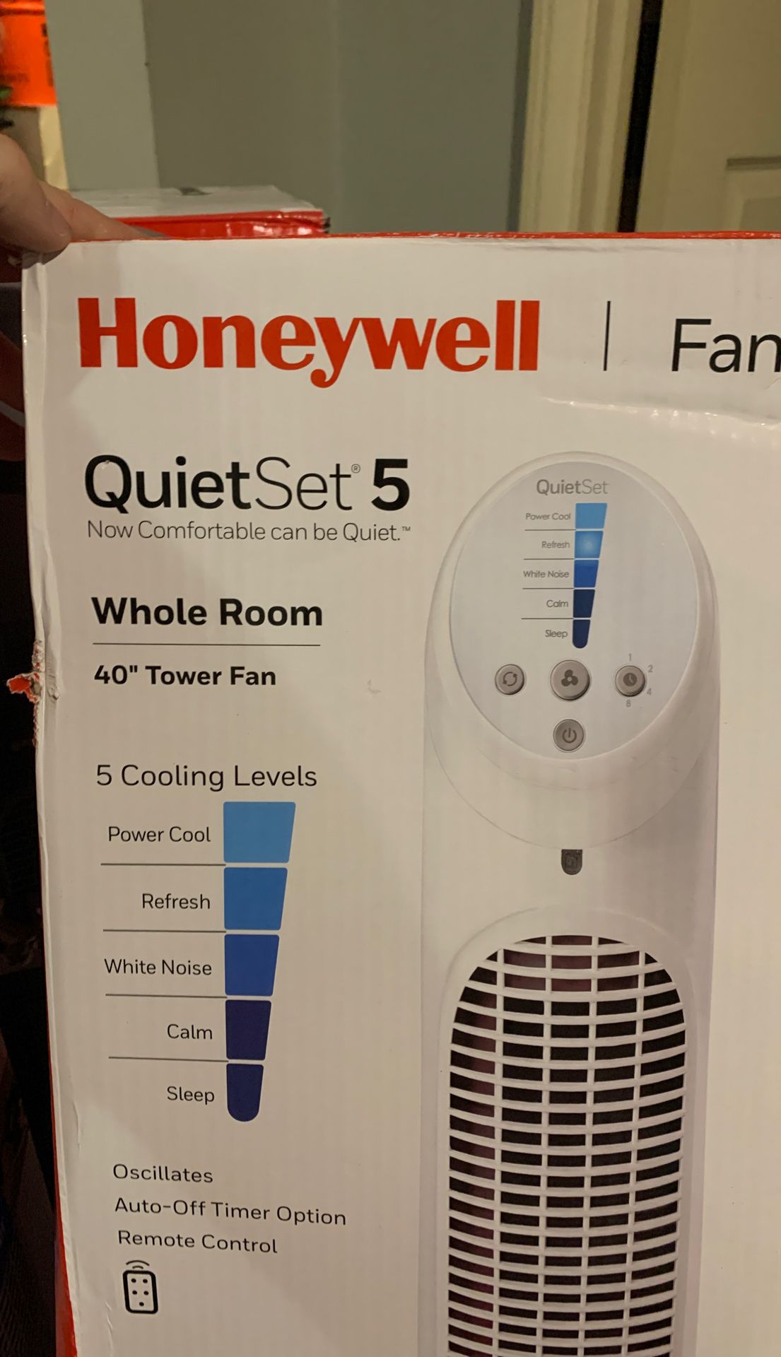 Honeywell fan Quiet set five