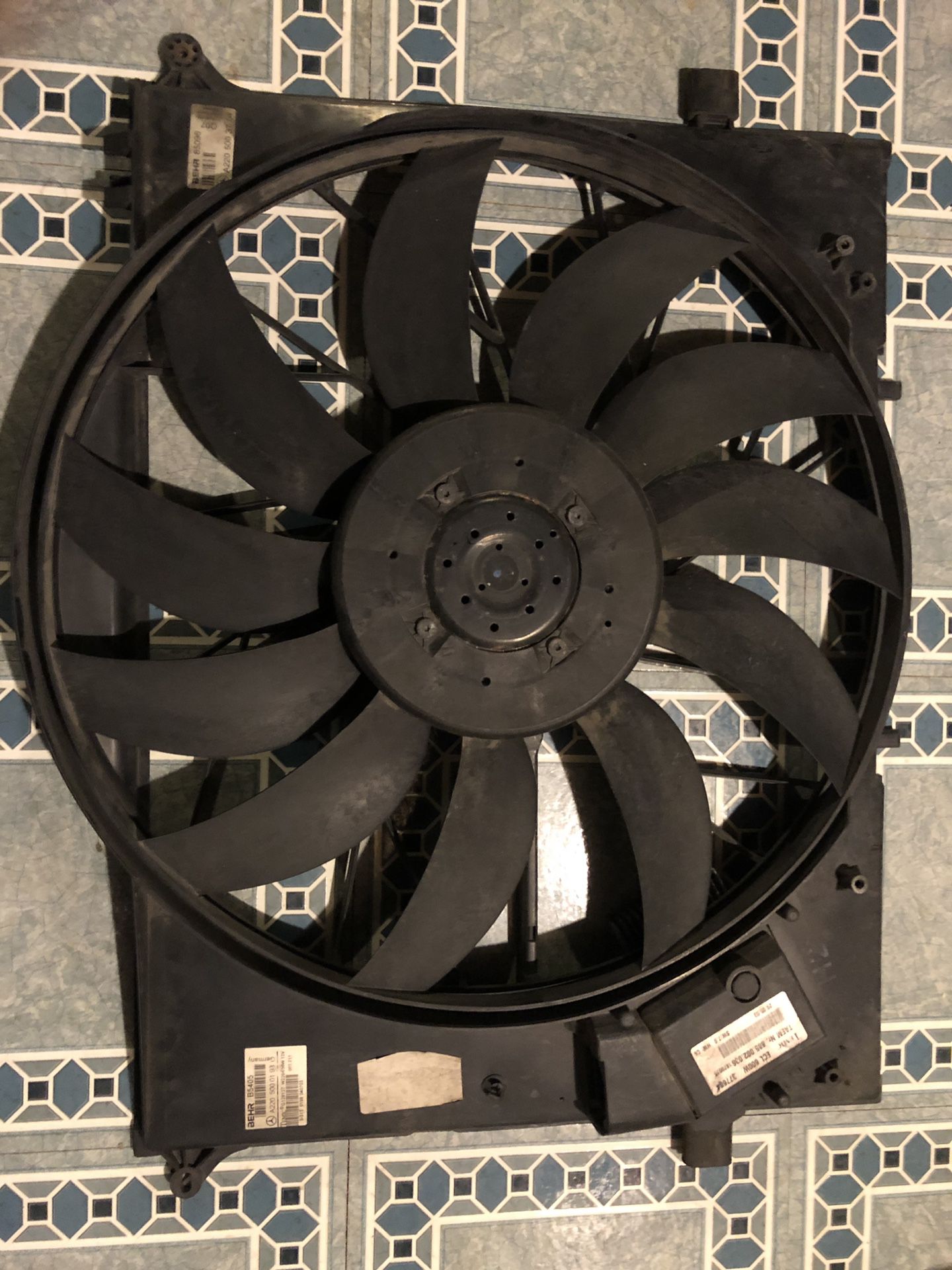 2004 S500matic auxiliary fan