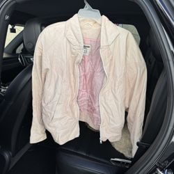 Vintage Begedor Italian pink leather jacket