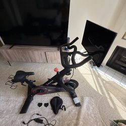 Peloton Bike – Barely Used – Extras Included – $600 OBO