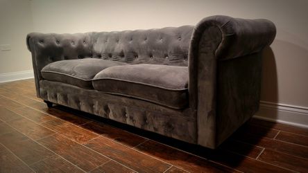 Tufted, Rolled-back Chesterfield Sofa/Couch - $299 OBO