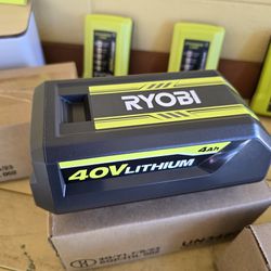 40v 4Ah New Ryobi Battery 