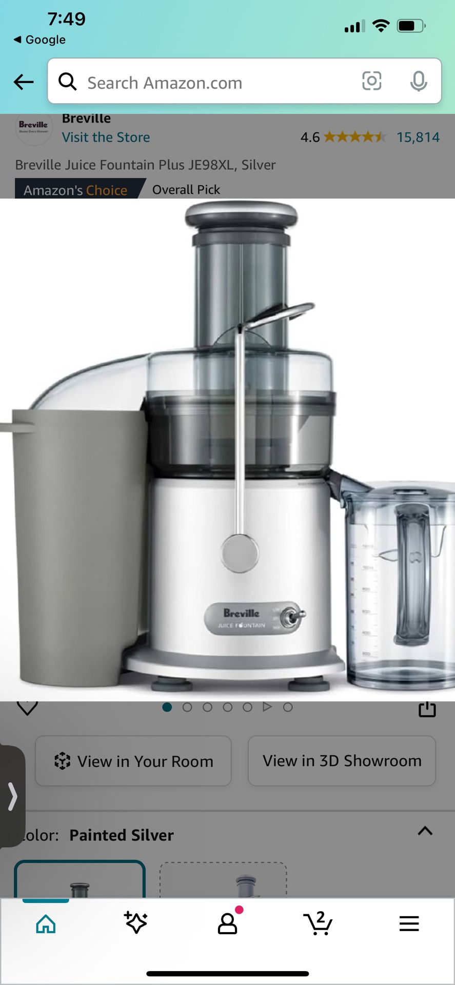  Breville  The Fountain Juicer 