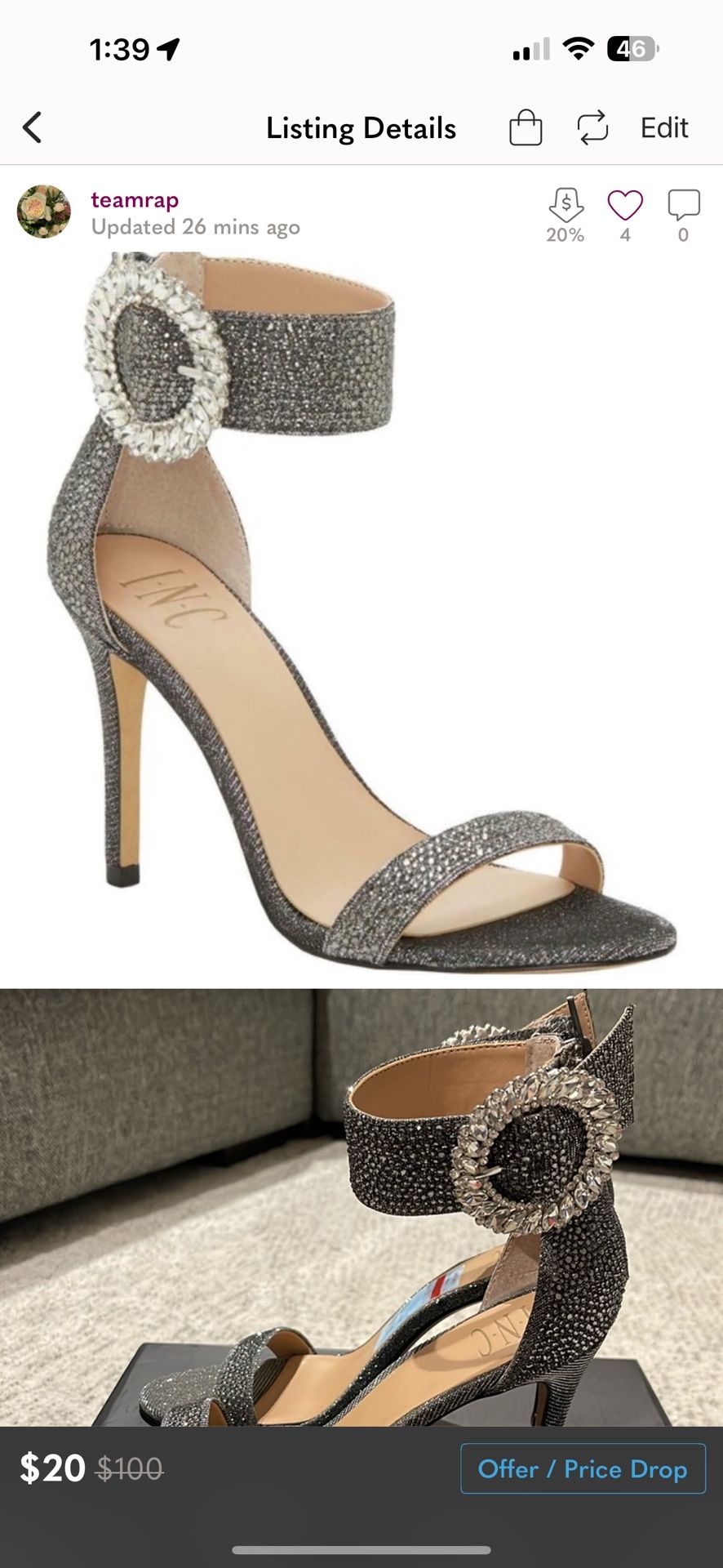 INC International Concept Reyna Heels