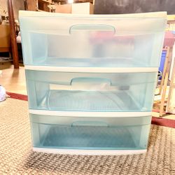 Sterilite 3 Drawer - Wide Storage Cart - Great Condition