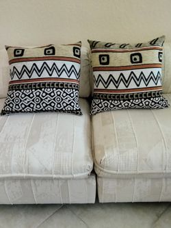 Tribal Pattern Throw Pillows Set of 2