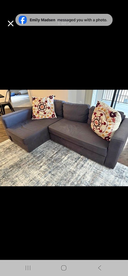 IKEA Manstad Sofa Bed w/ Storage – Great Condition