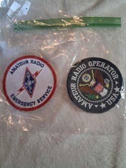 ARES - Amateur Radio Emergency Service Patch & Operator USA