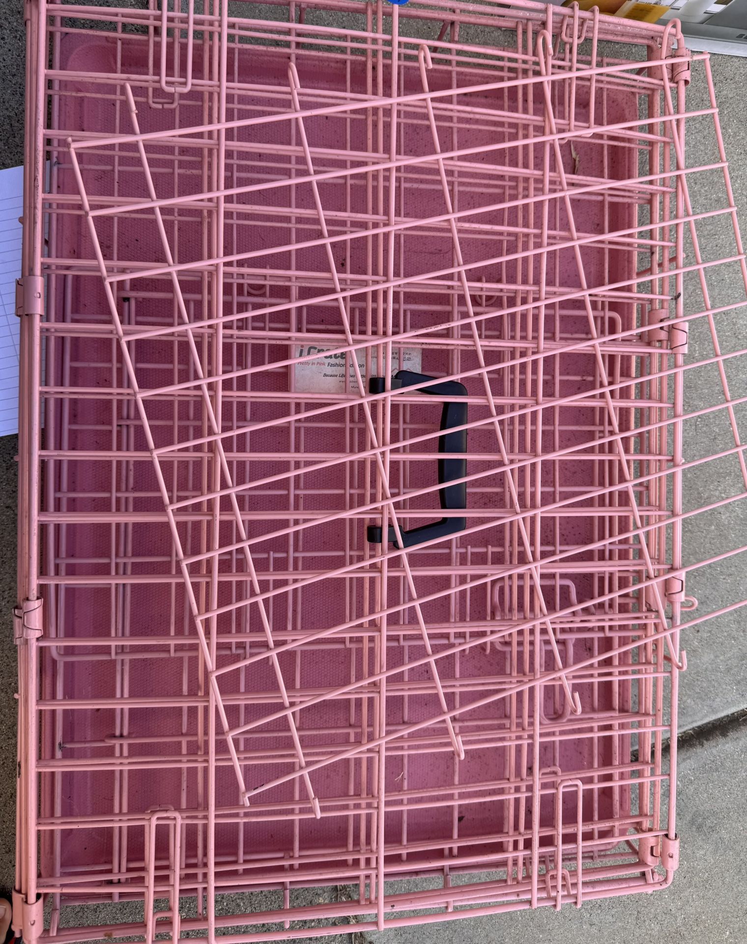 Dog Crate Pink