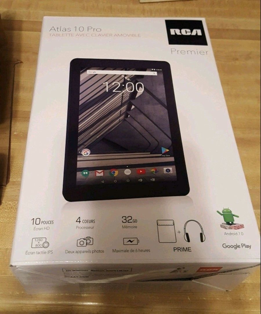 NIB, RCA Premier 10" HD Android Tablet