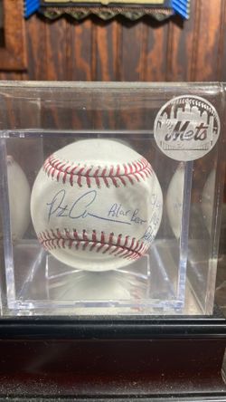 Signed Baseball with NY Mets Inscription