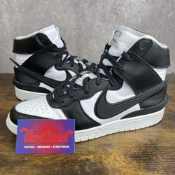 Nike Dunk High x AMBUSH Black White Size 10 CU7544-001 Men’s Sneakers OG Rare BW