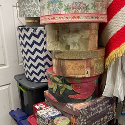 Boxed Decor For Hats Or Treasures Many Sizes $2-$3 Each