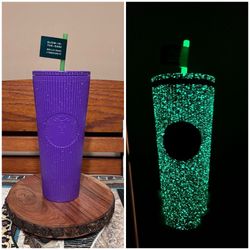 Starbucks 2024 GITD Pleated Tumbler