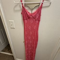 Outcast Clothing Shae Maxi Dress In Pink