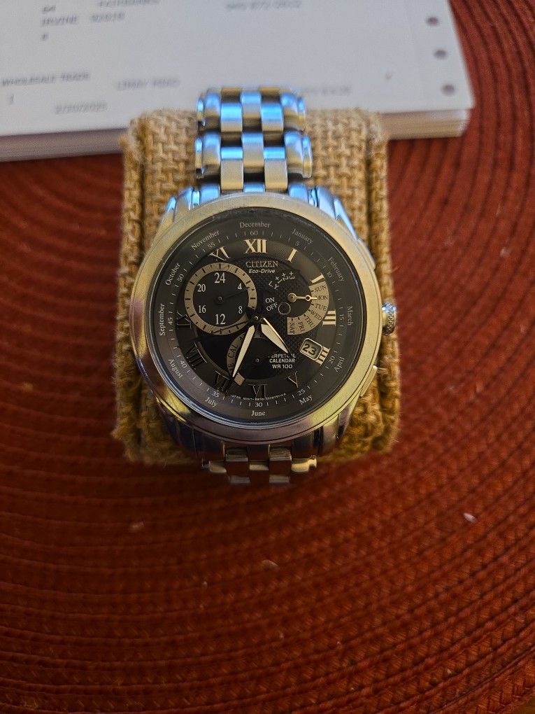Citizen Chronograph Watch ECO-DRIVE  Perpetual Calander 