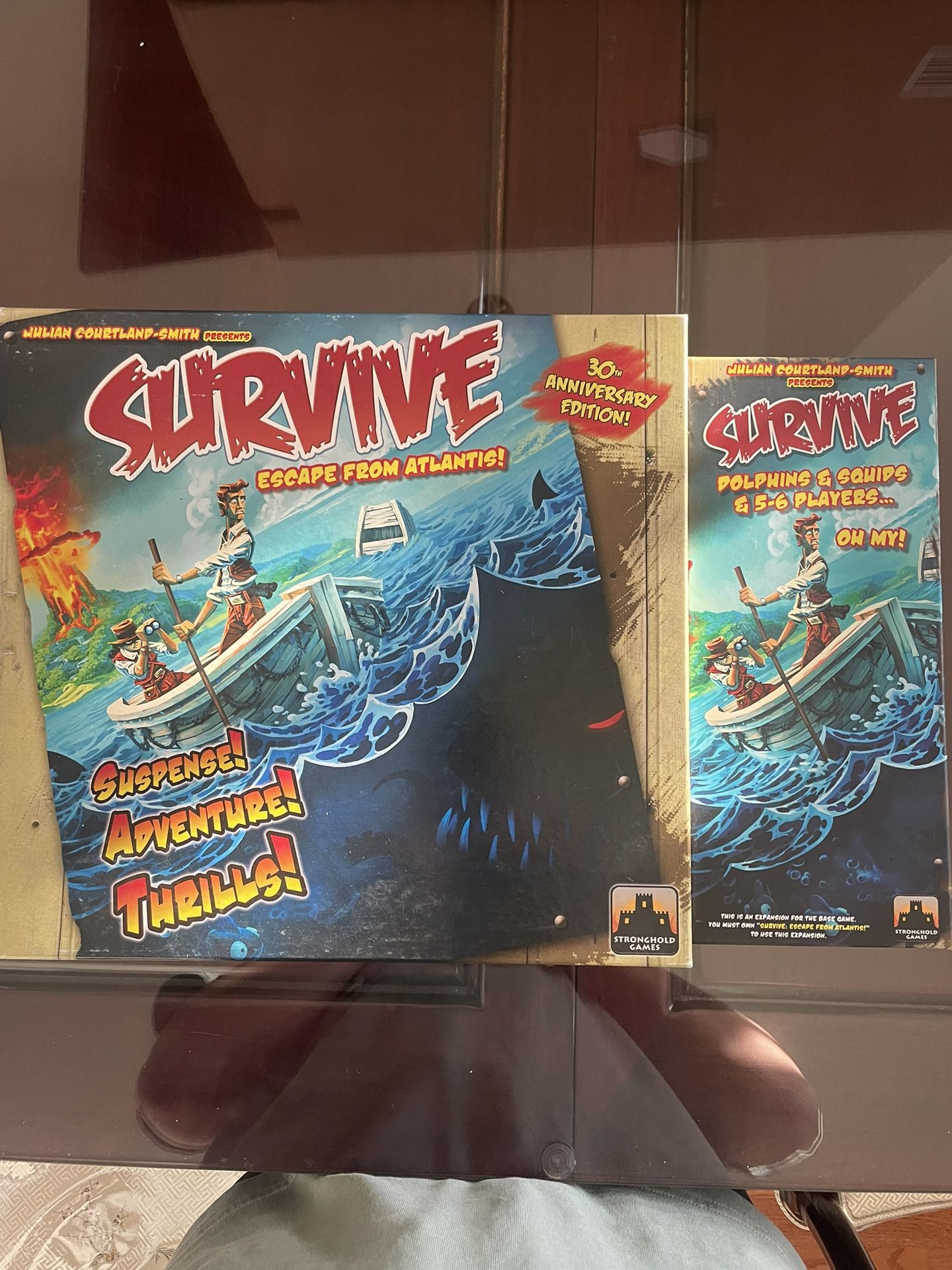 Survive Escape From Atlantis Board Game With Expansion