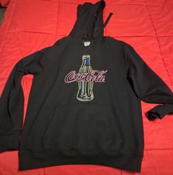 Coca-Cola Neon Bottle Graphic Hoodie