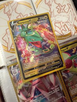 Pokemon Rayquaza V Promo card