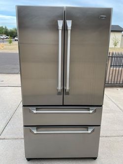 Refrigerator GE monogram Stainless steel counter depth