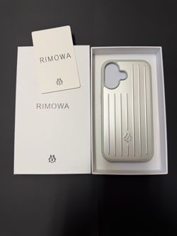 RIMOWA iPhone 16 Aluminum Silver Case