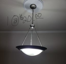 Beautiful low hanging kitchen dining room table light