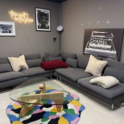 Gray Sectional 