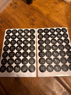 Candy stickers.