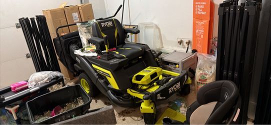 Ryobi Zero Turn Electric Ride-on Lawnmower