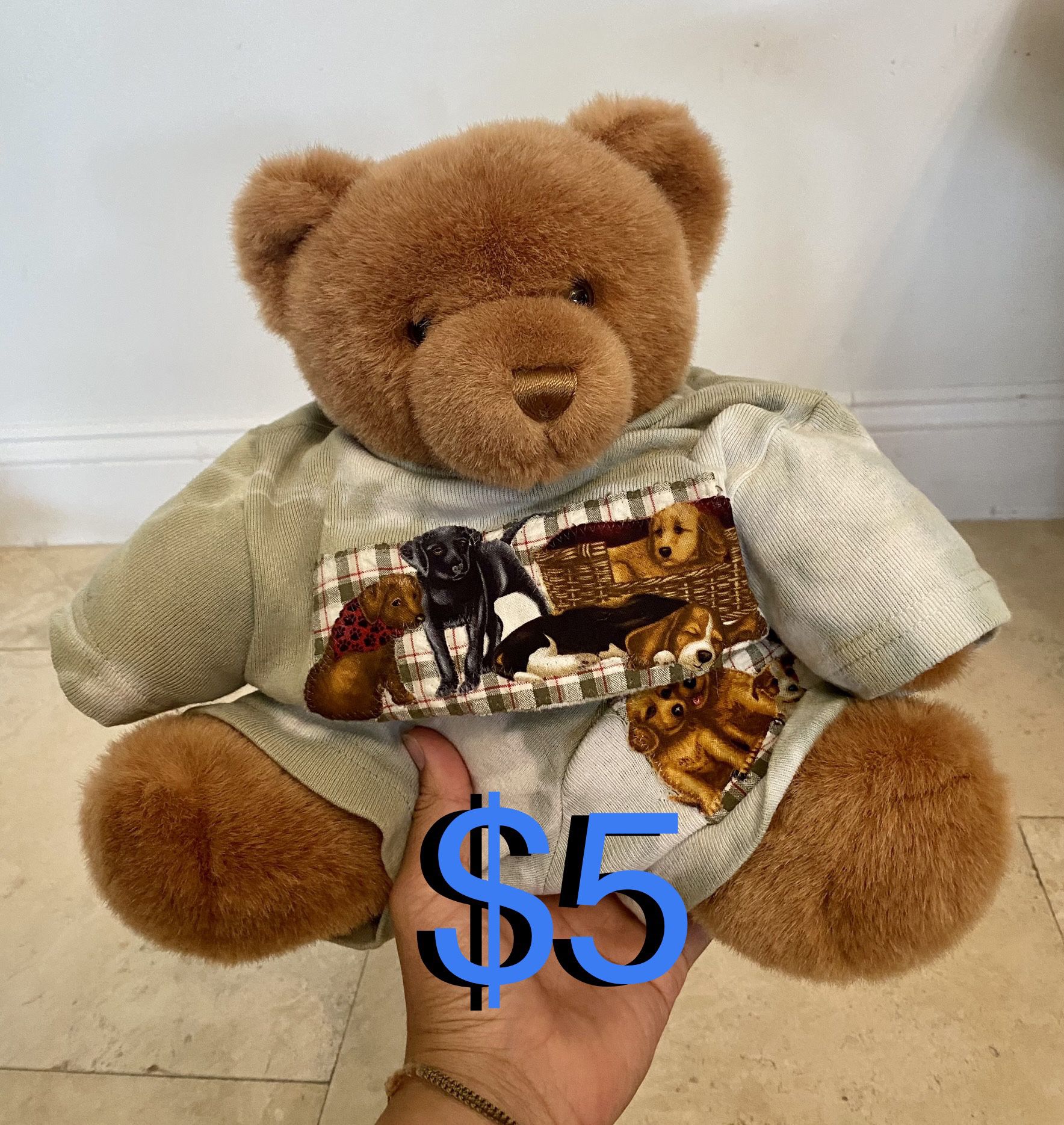 $5 Pawsenclaws & Co. Vintage Teddy Bear Plush with clothes