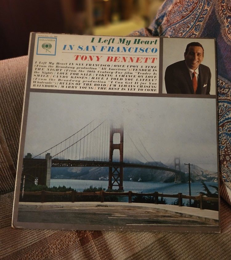 Tony Bennett I Left My Heart in San Francisco LP Vinyl