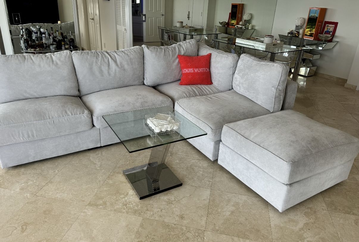 Lovesac Sactional Sky Grey