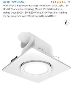 Exhaust Fan/ Light Assembly 