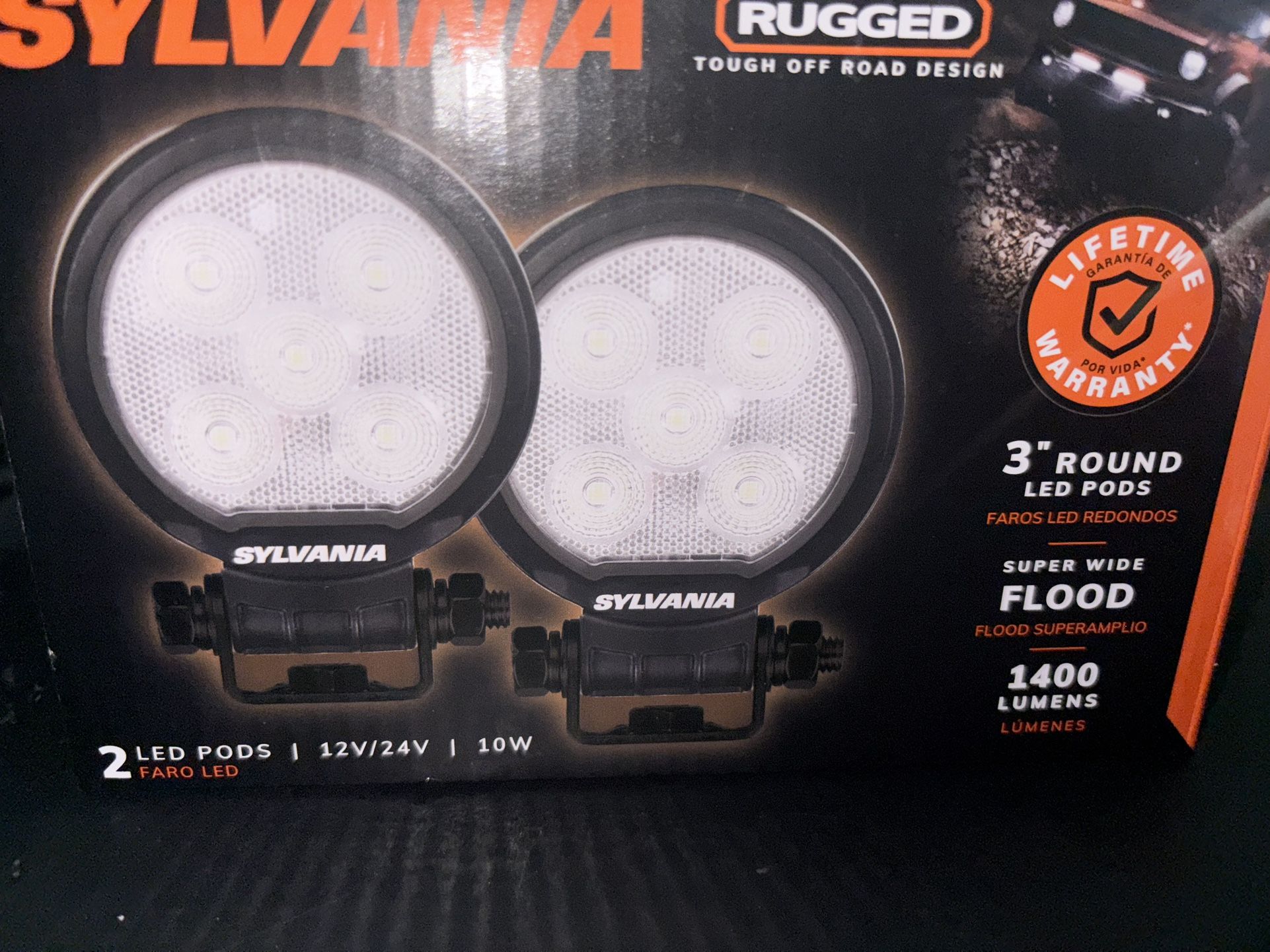 Sylvania Off-road Pod Lights 3” Round