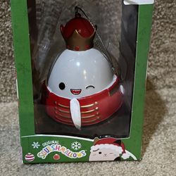 Squishmallows- Kurt S. Adler- Gordon the Shark King- Christmas Ornament -2024