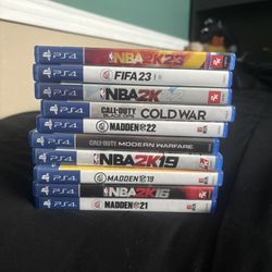 Assortment of Playstation 4 Games 