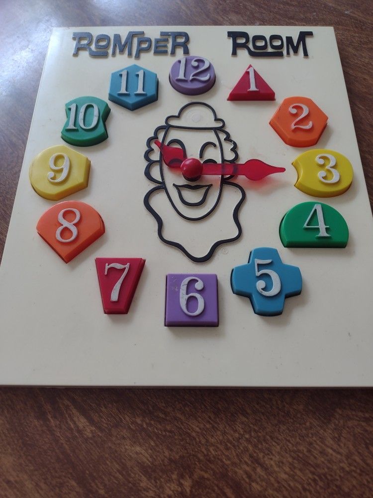 Vintage Romper Room Clock