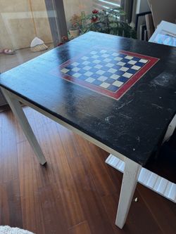 Hand Panted Card Table