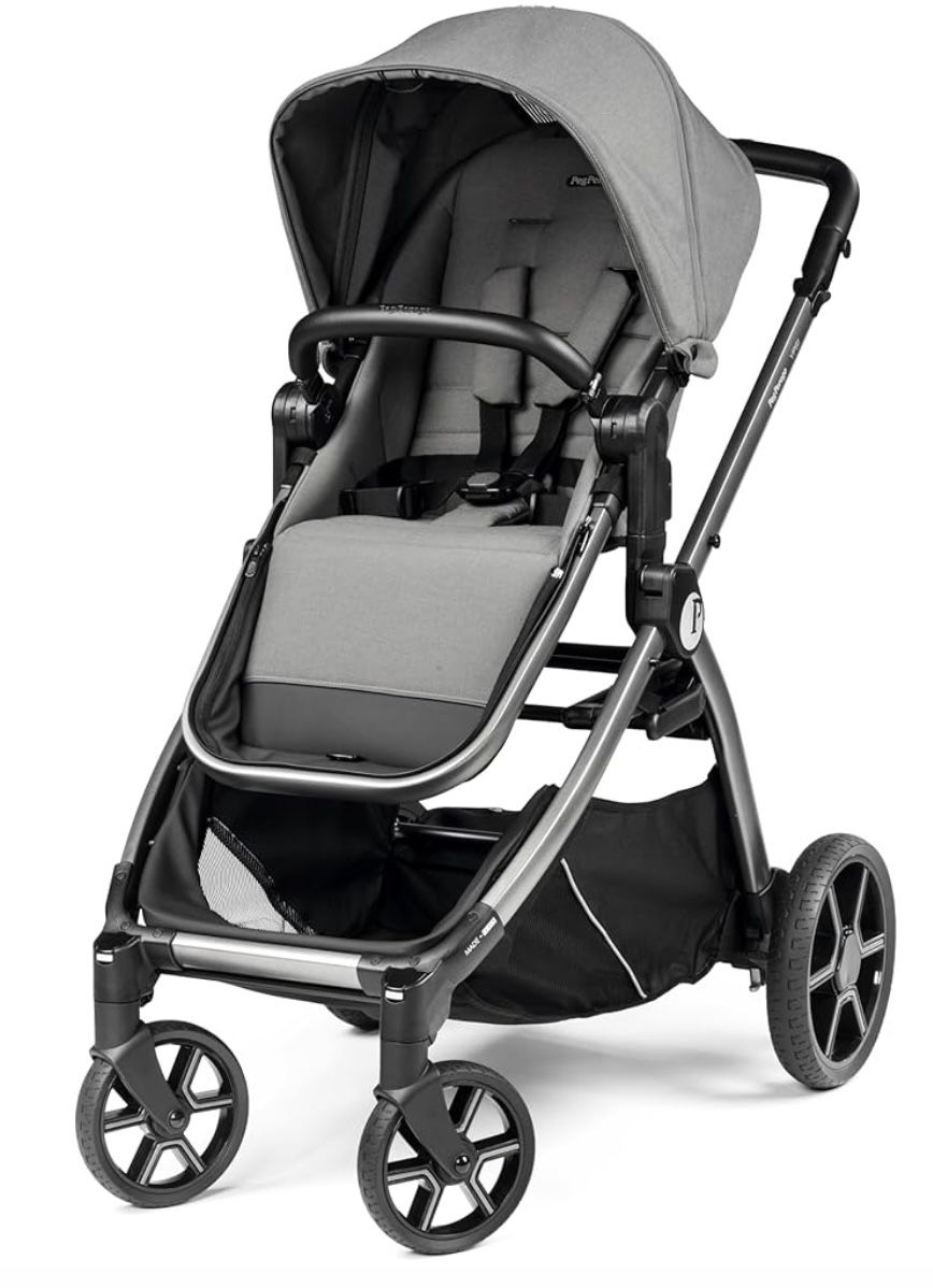Peg Perego Ypsi – Compact Single to Double Stroller – Compatible with All Primo Viaggio 4-35 Infant