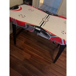 Kids air hockey table
